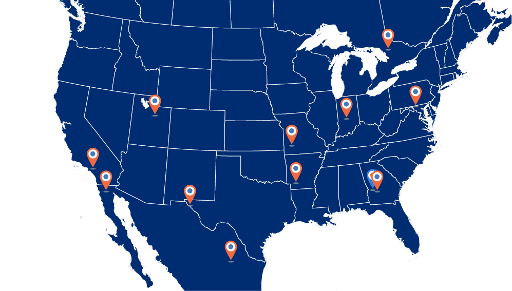 TCI's manufacturing locations
